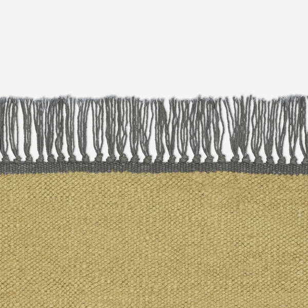 Vintage Cross Coloured Fringes Rug