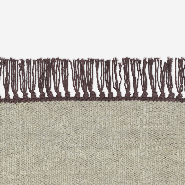Vintage Cross Coloured Fringes Rug