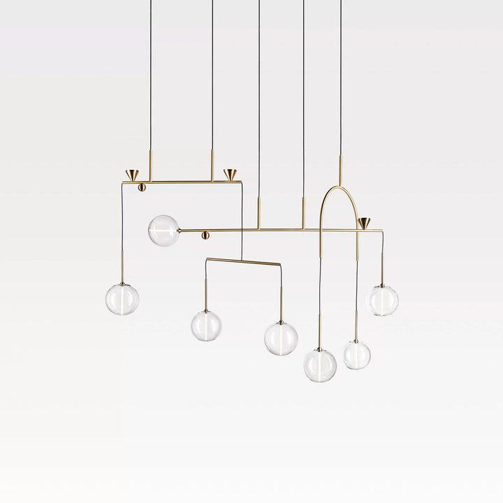 Dewdrops Chandelier Linear 07