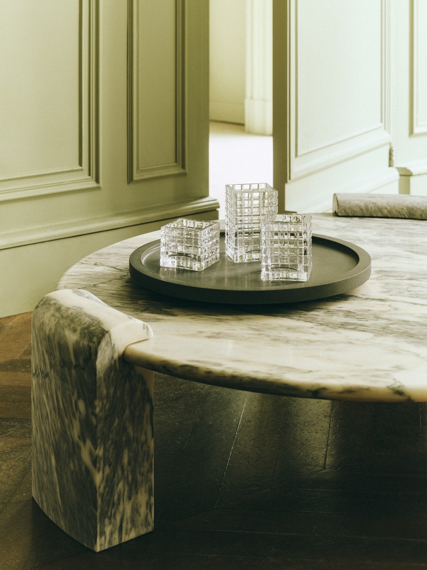 Stone Column Lounge Table