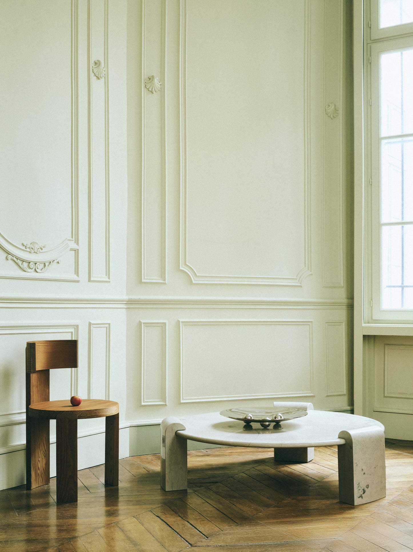 Stone Column Lounge Table