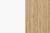 White / Natural Oak