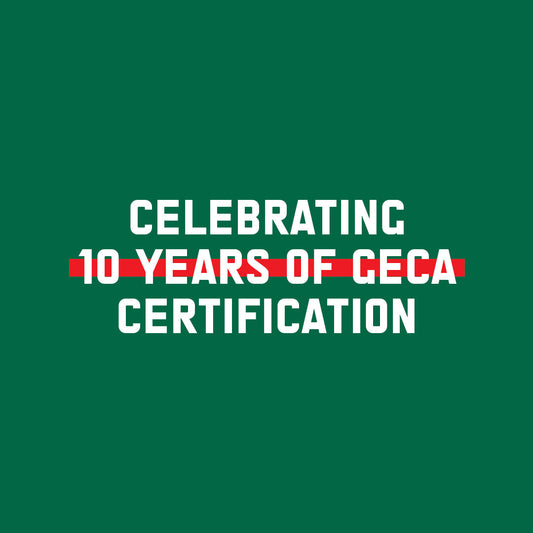 10 Years, 10 GECA Certified Products
