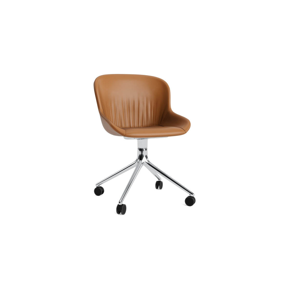 Hyg Chair Steel Comfort Swivel 4W Upholstered