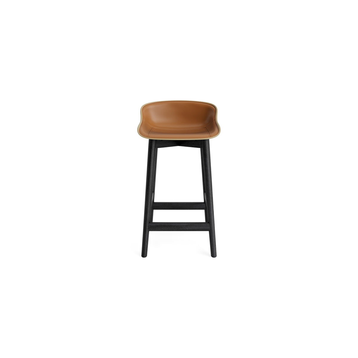 Hyg Stool Wood Front Upholstery