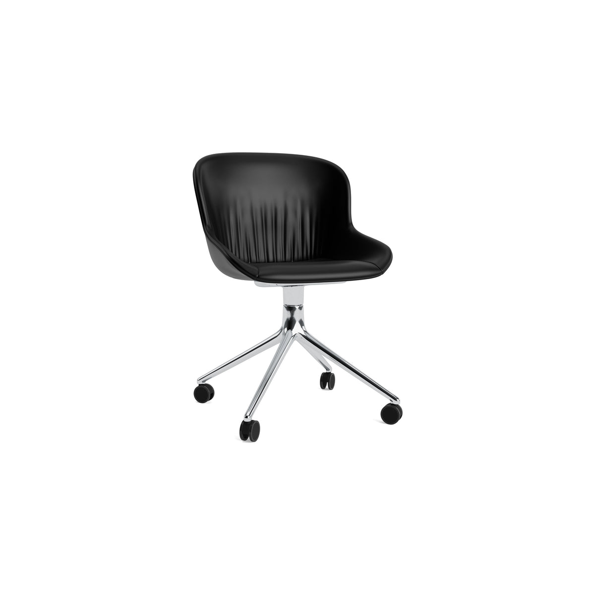 Hyg Chair Steel Comfort Swivel 4W Upholstered