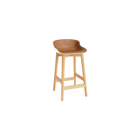 Hyg Stool Wood Front Upholstery