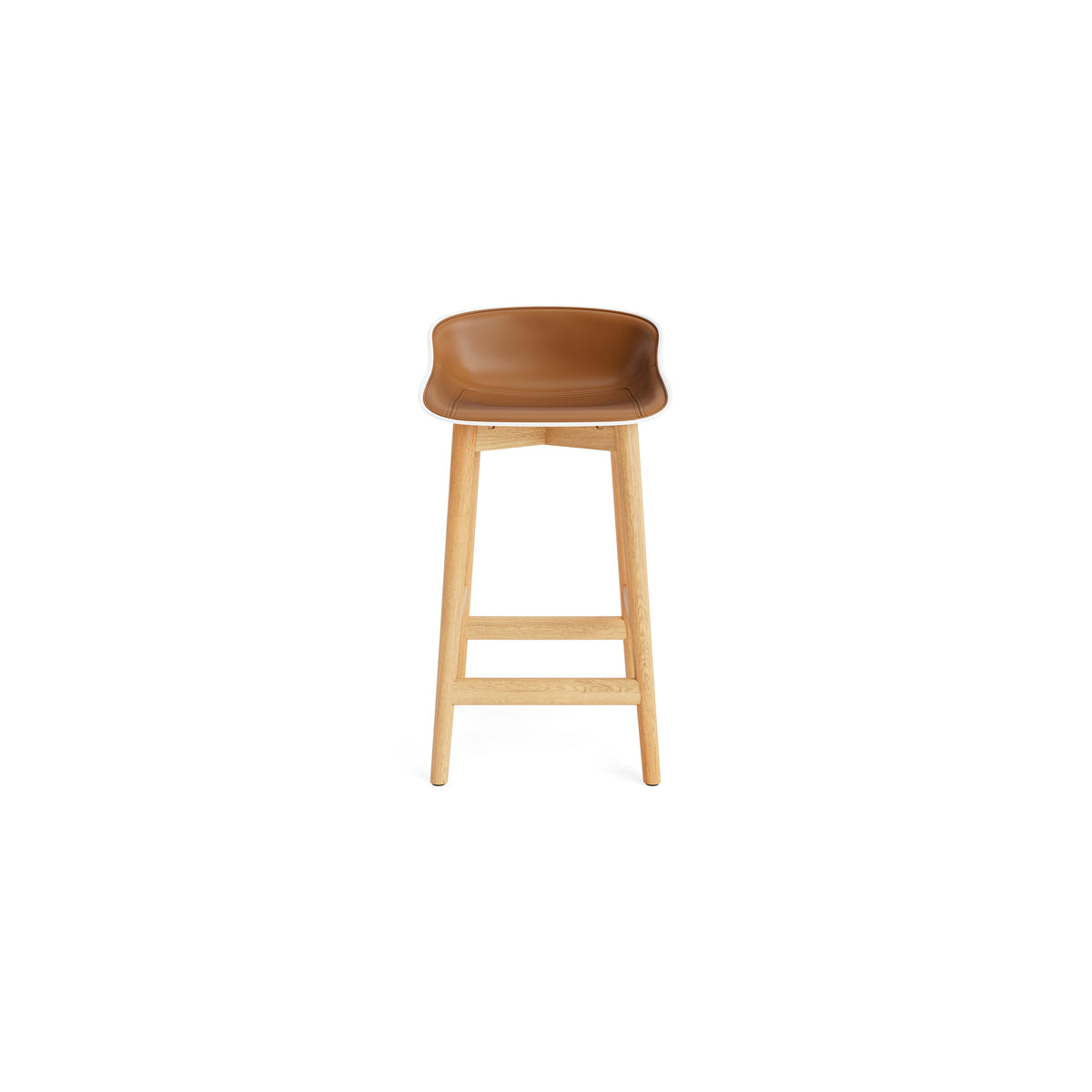 Hyg Stool Wood Front Upholstery