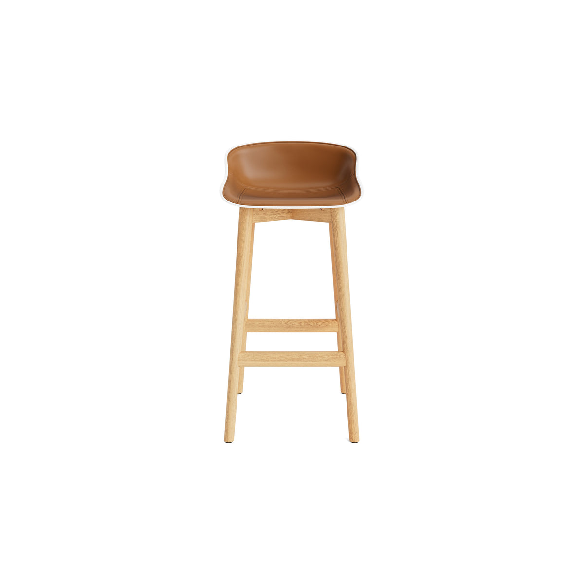 Hyg Stool Wood Front Upholstery