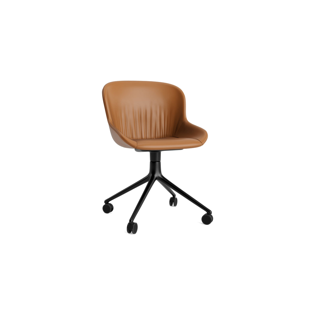 Hyg Chair Steel Comfort Swivel 4W Upholstered