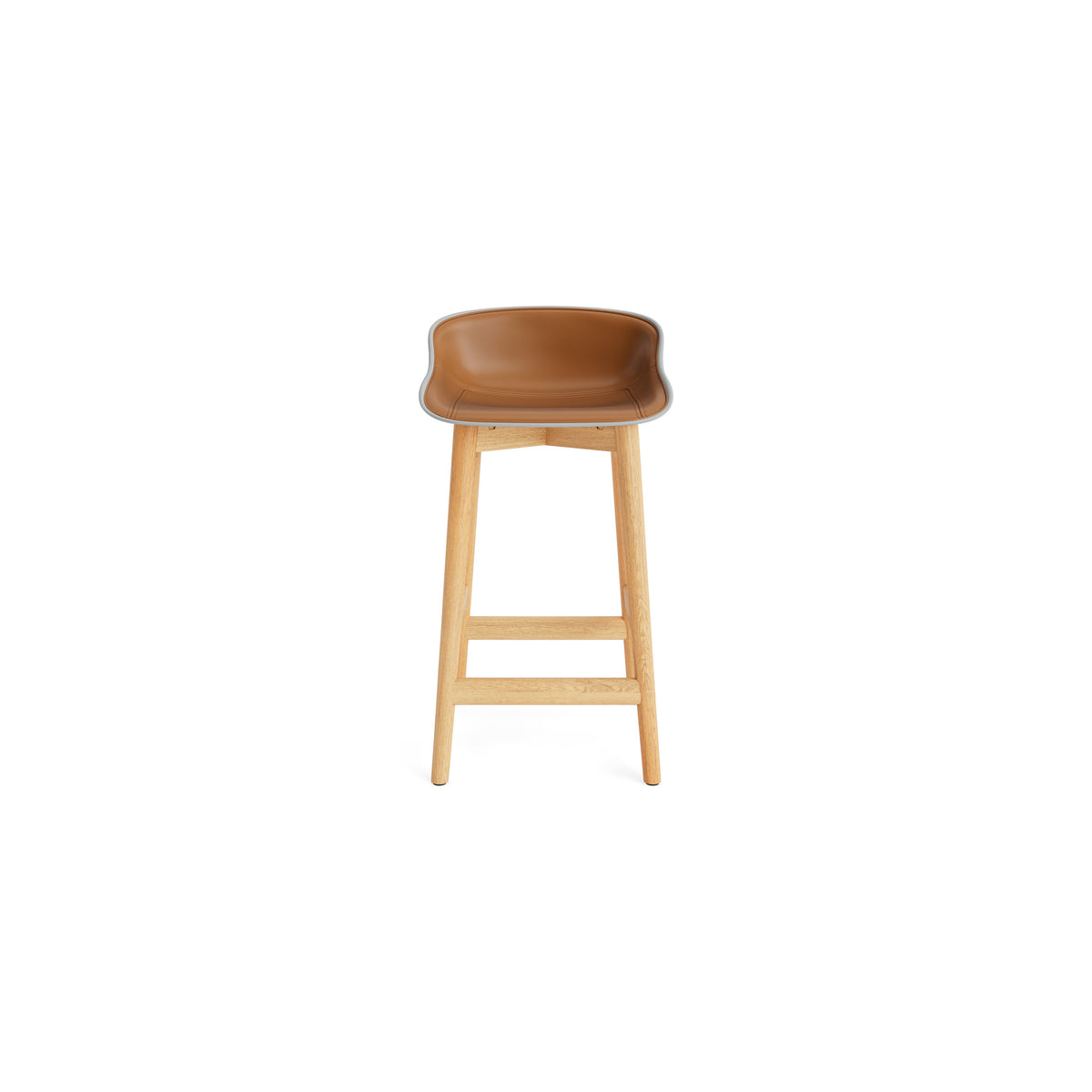 Hyg Stool Wood Front Upholstery