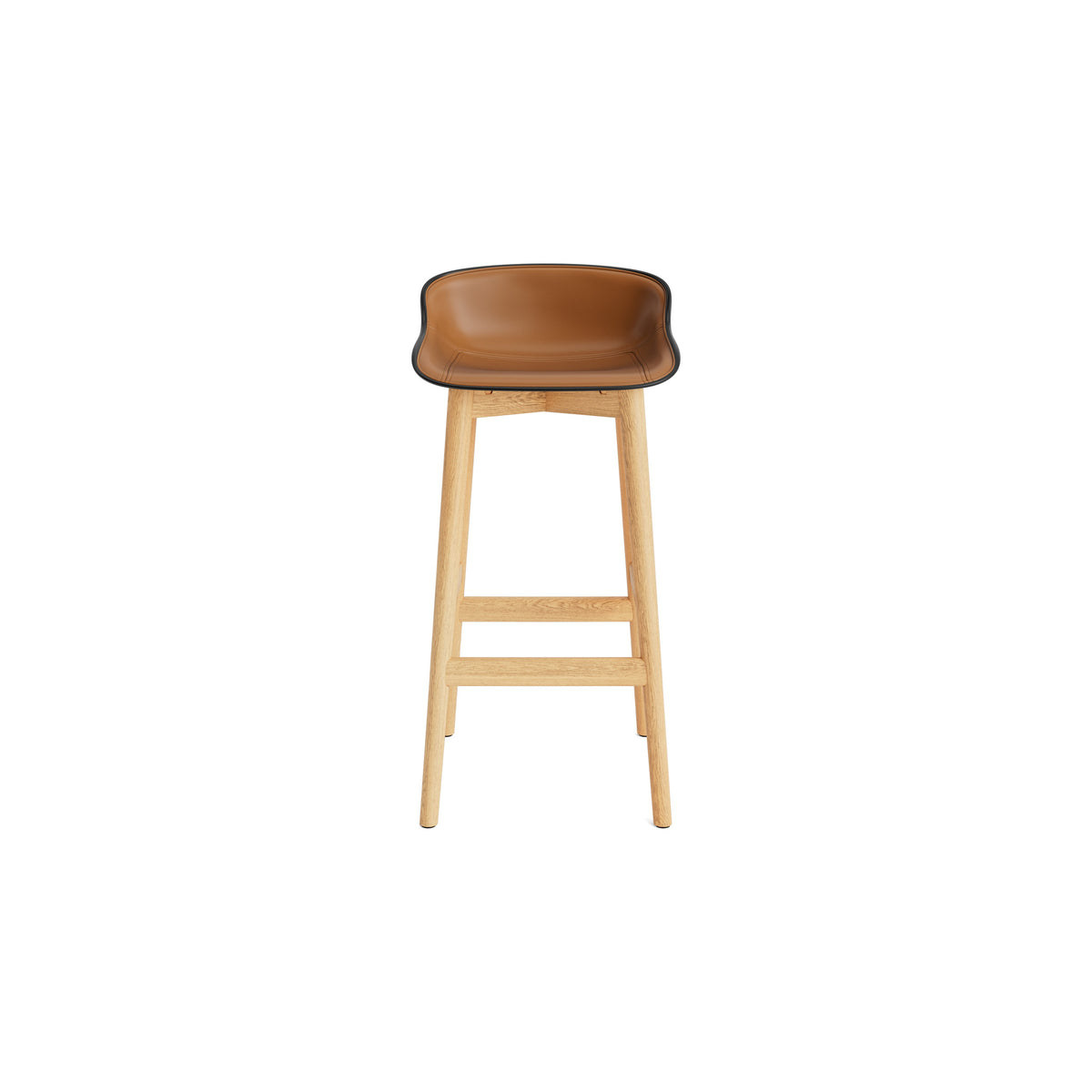 Hyg Stool Wood Front Upholstery