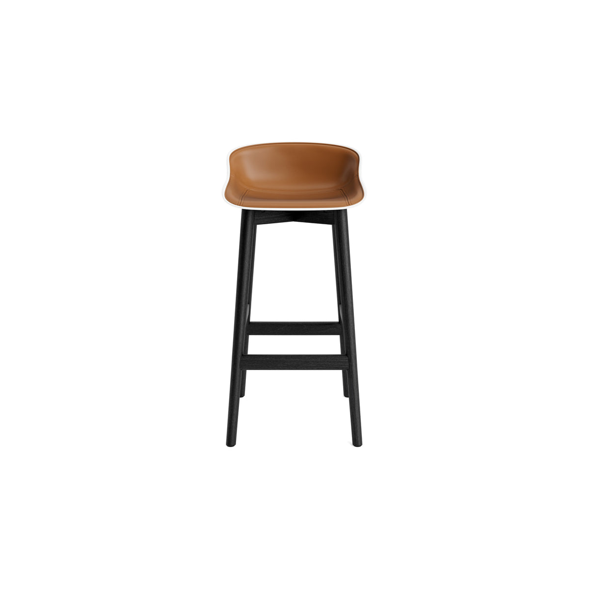 Hyg Stool Wood Front Upholstery