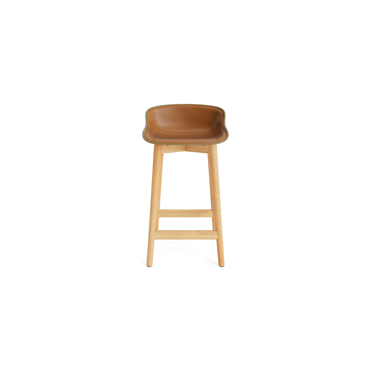 Hyg Stool Wood Front Upholstery
