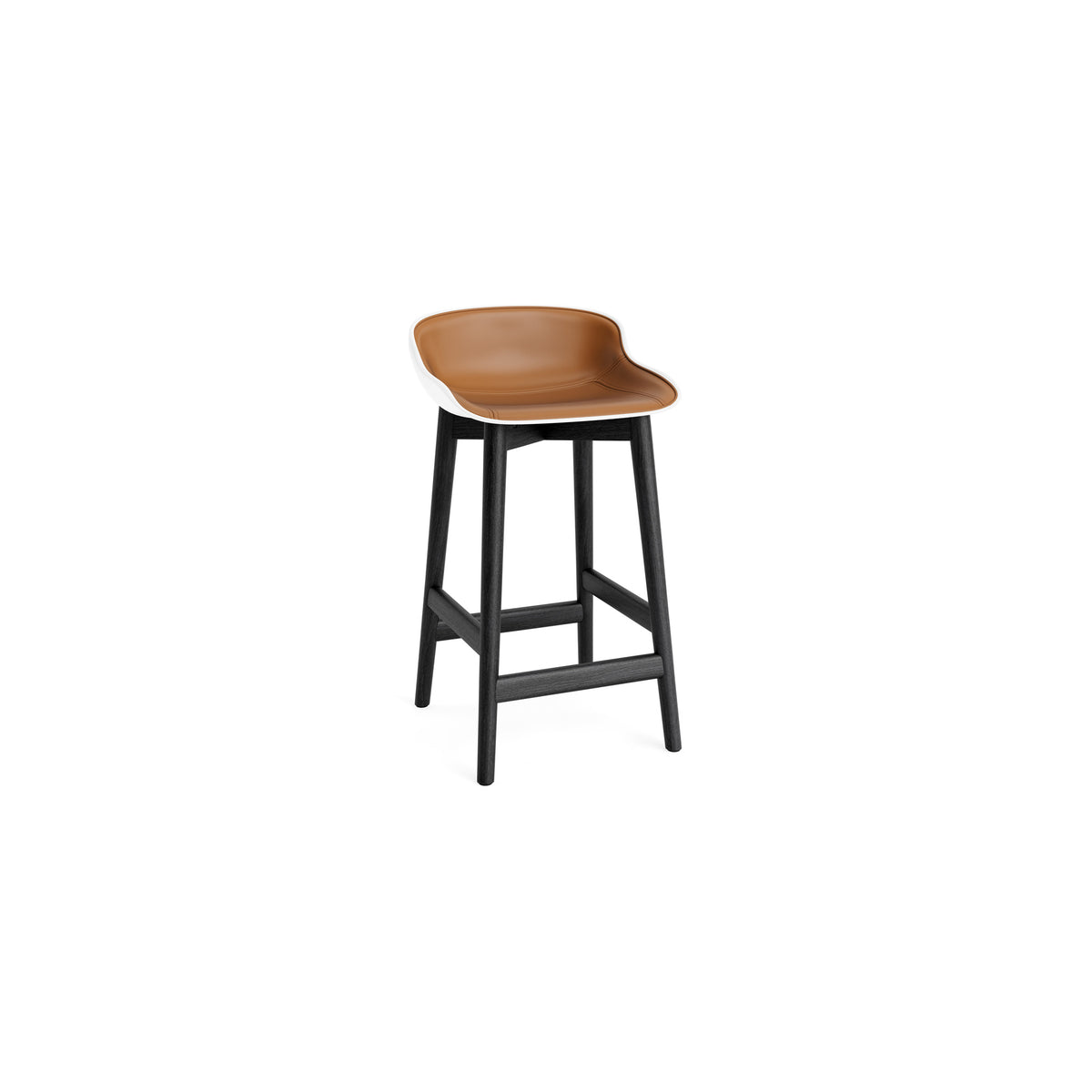 Hyg Stool Wood Front Upholstery