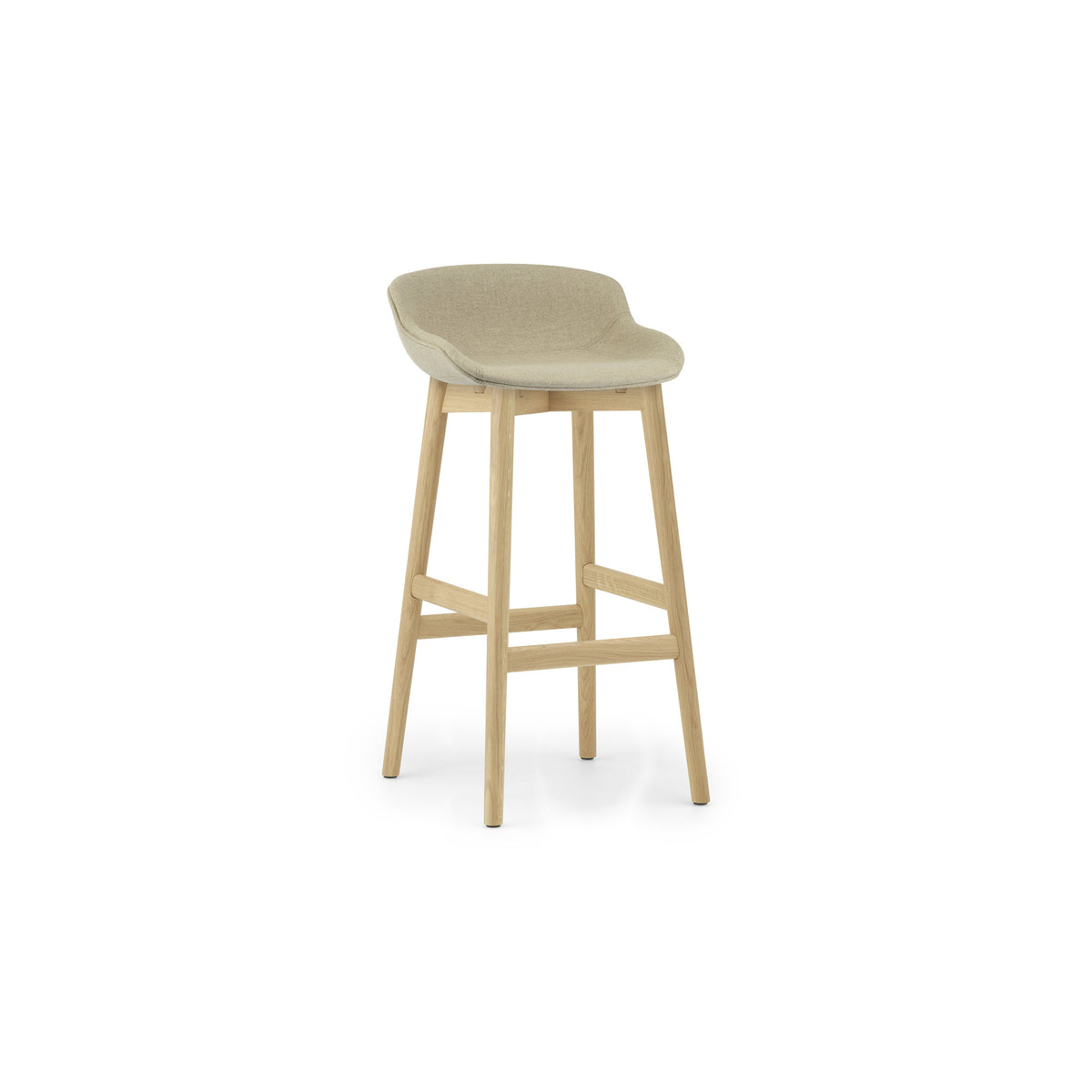 Hyg Stool Wood Full Upholstery