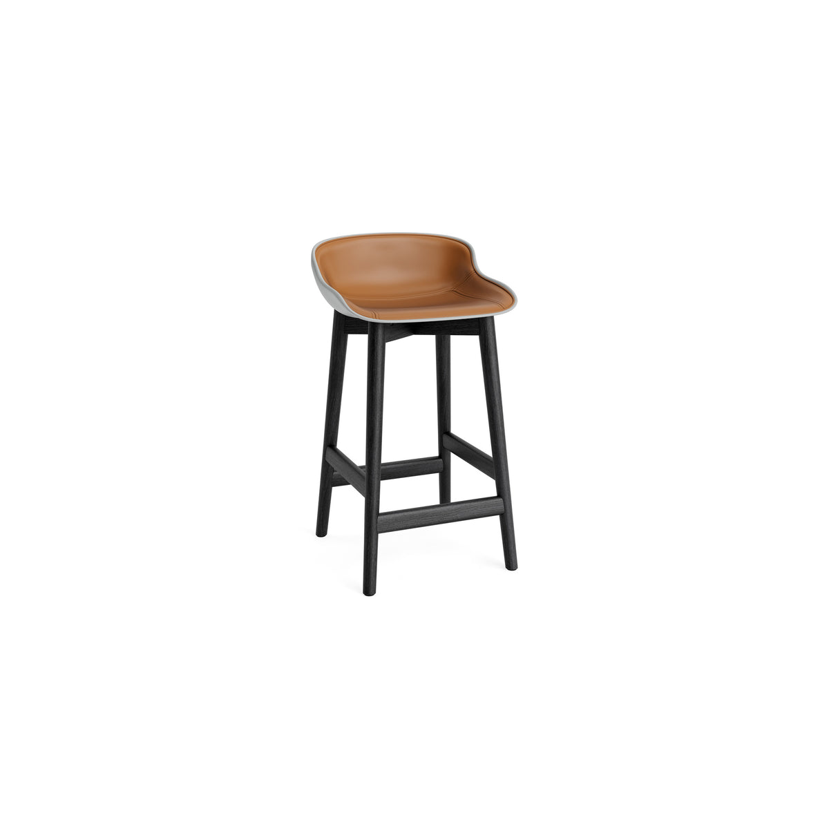 Hyg Stool Wood Front Upholstery