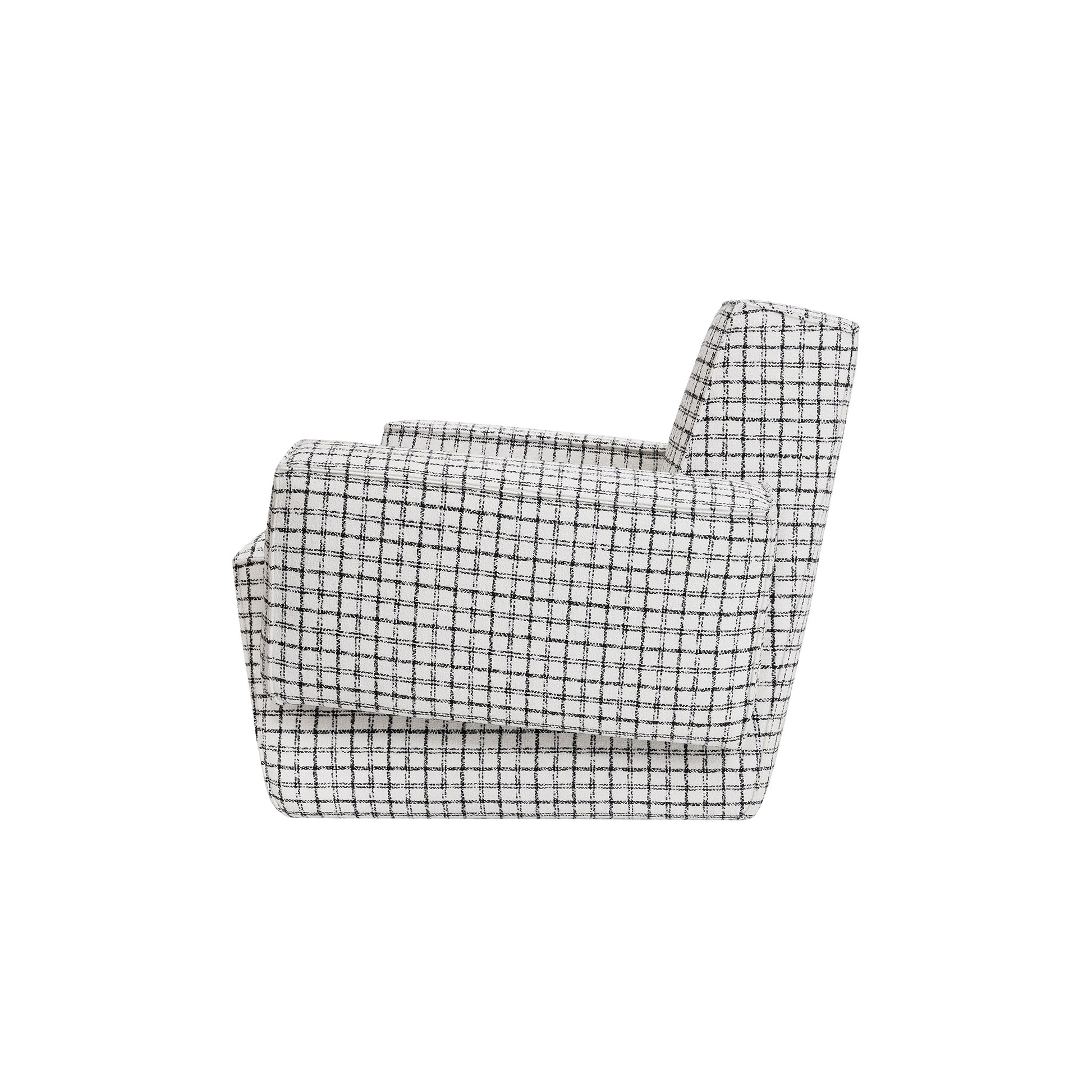 Hunk Lounge Chair With Armrests by Hem — view 3