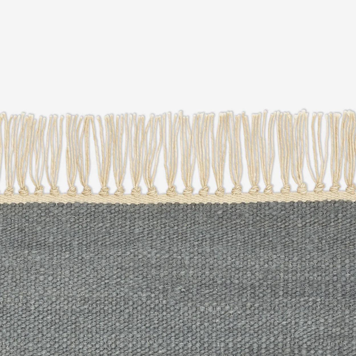 Vintage Naturally Coloured Fringe Rug