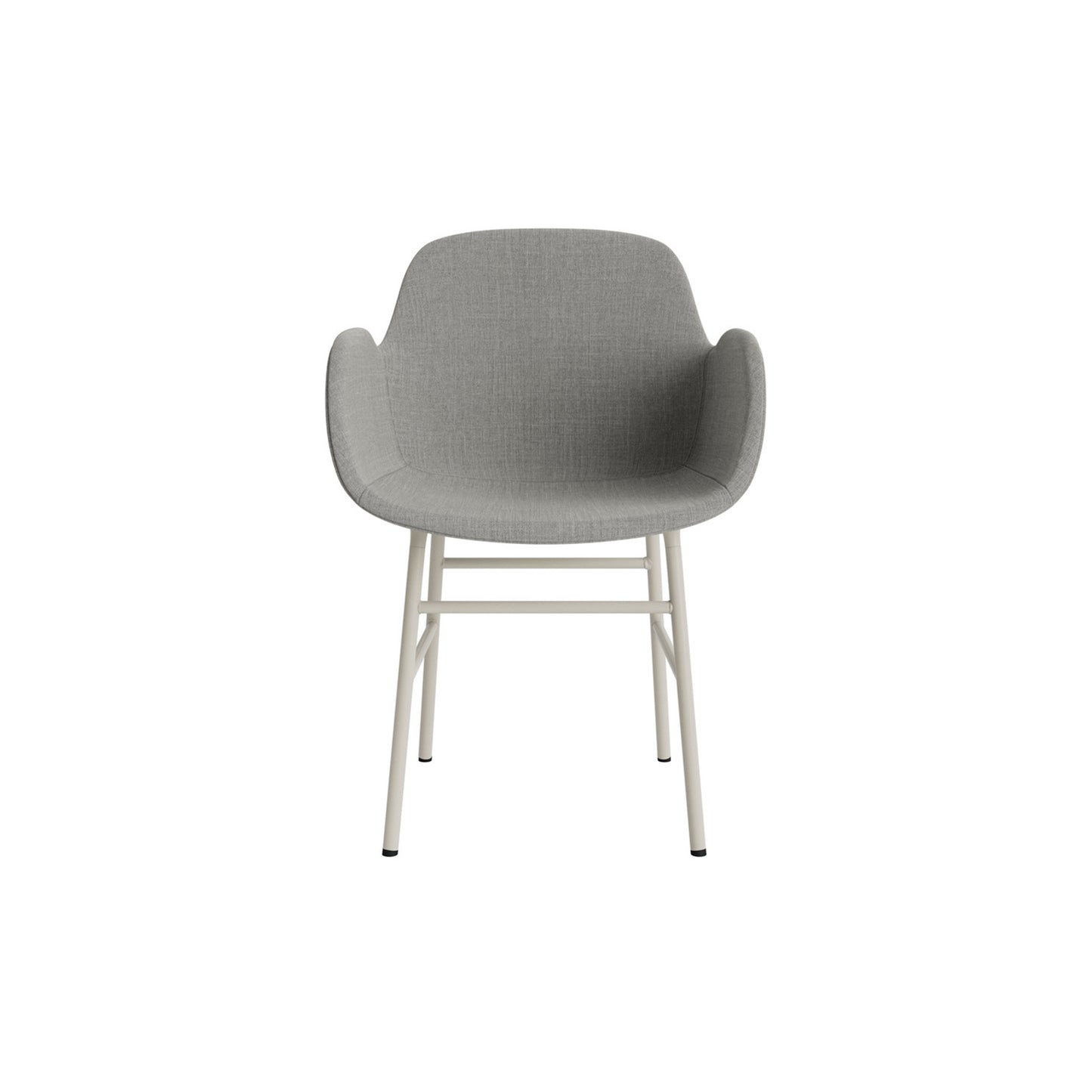 Form Armchair Steel Upholstered