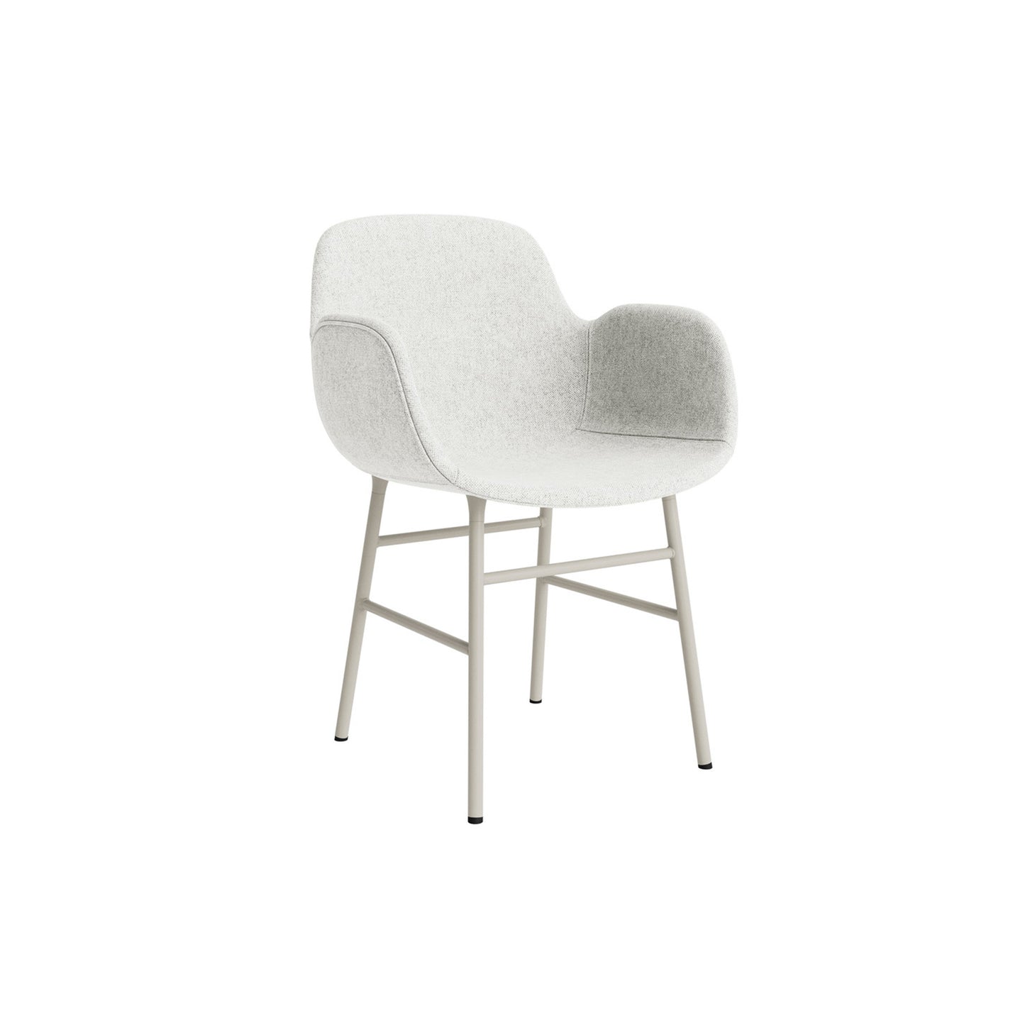 Form Armchair Steel Upholstered