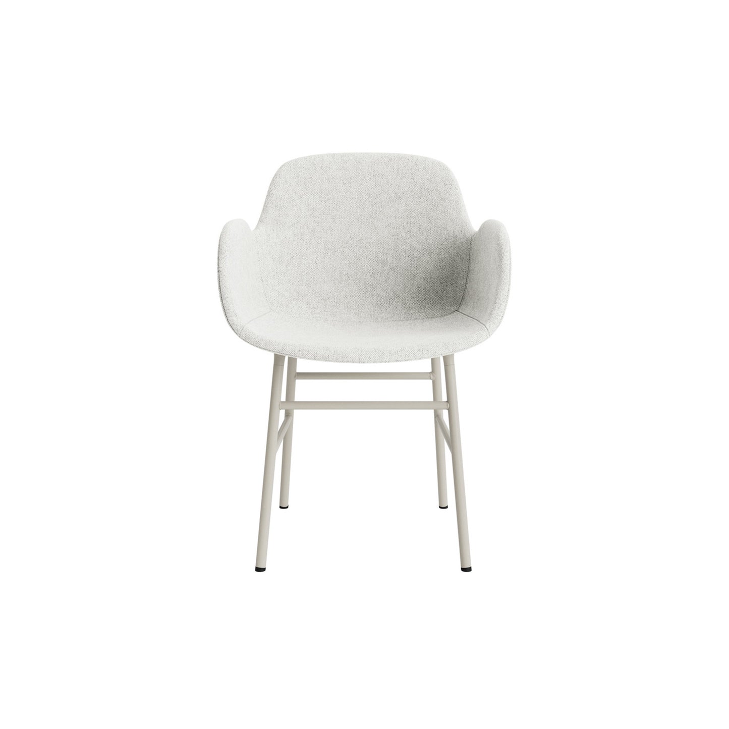 Form Armchair Steel Upholstered