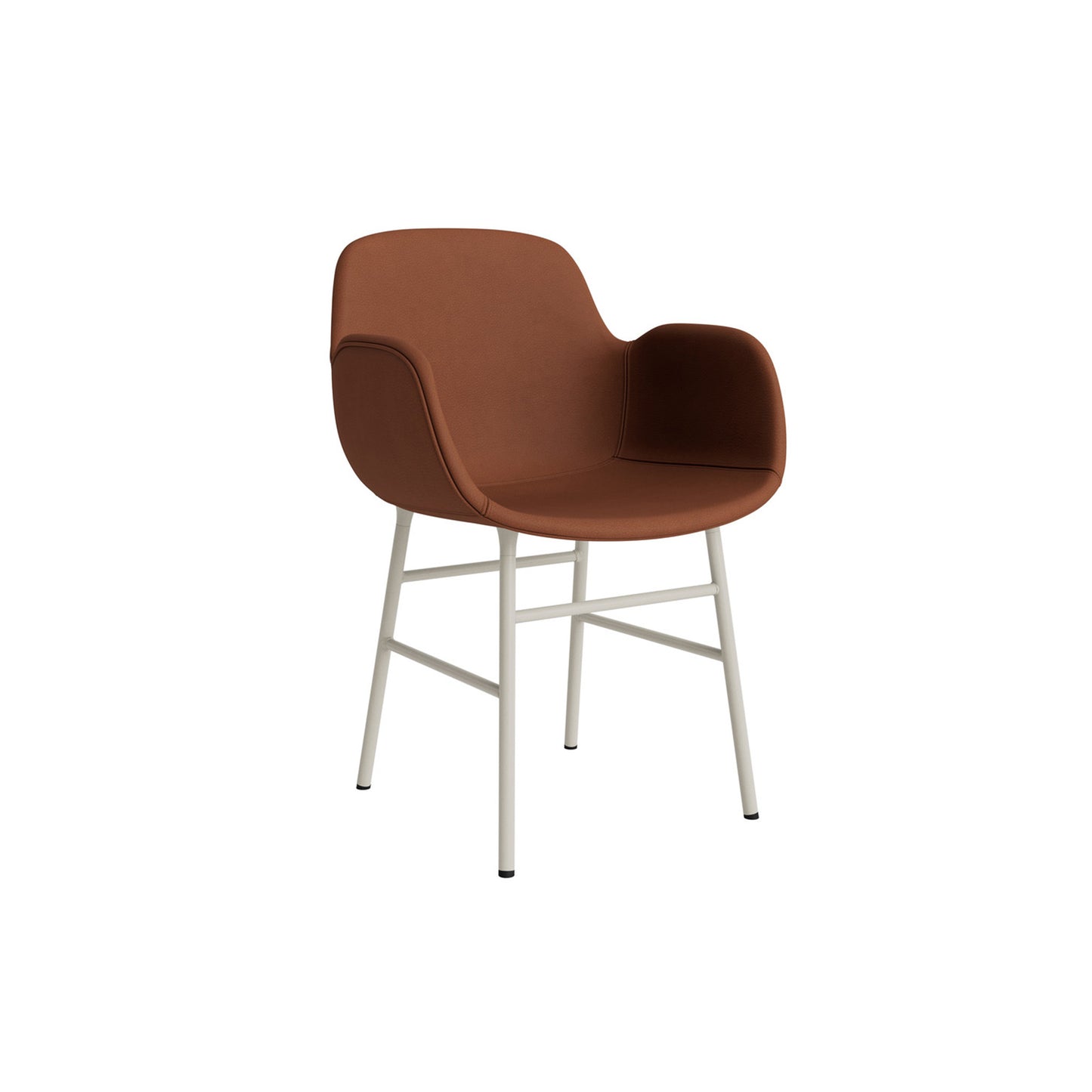 Form Armchair Steel Upholstered