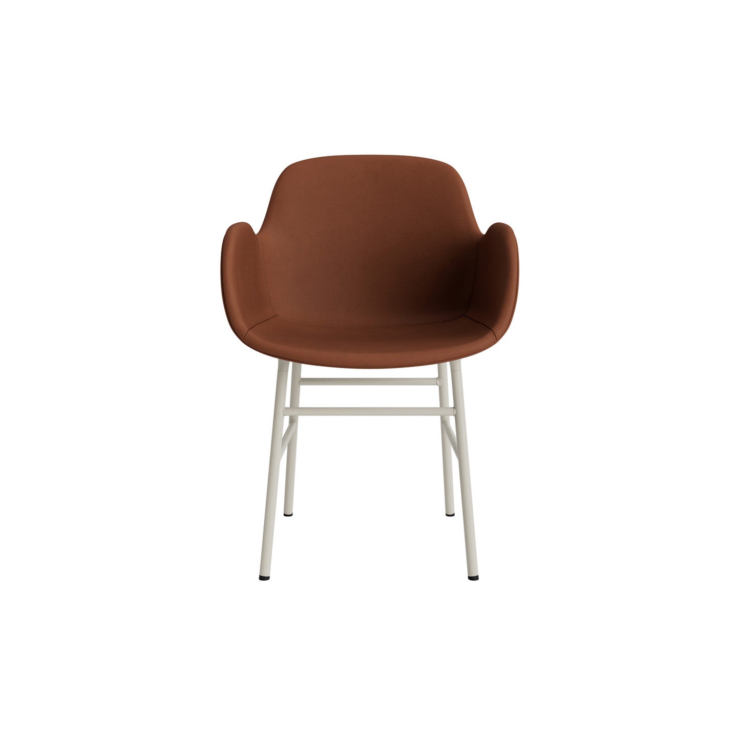 Form Armchair Steel Upholstered