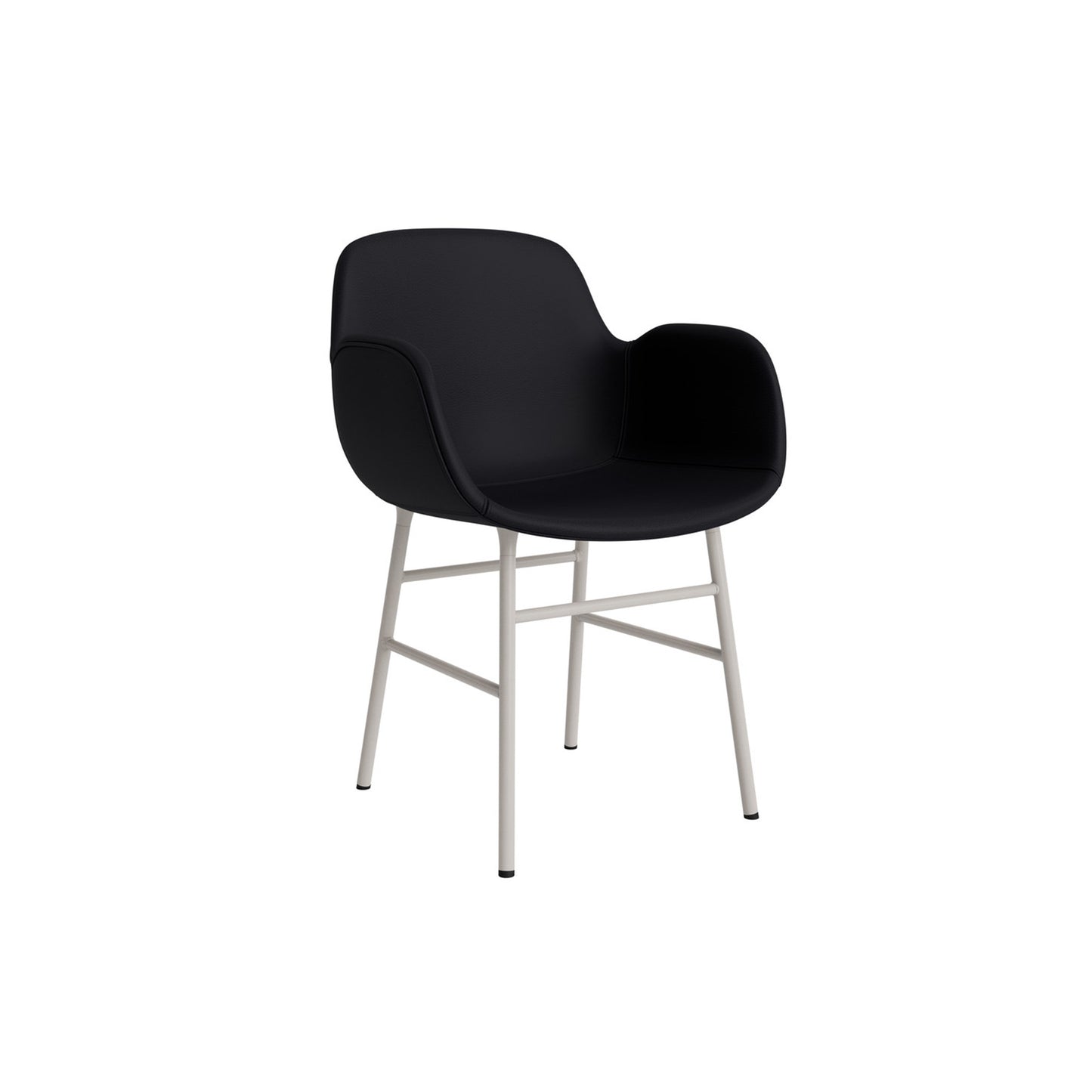 Form Armchair Steel Upholstered