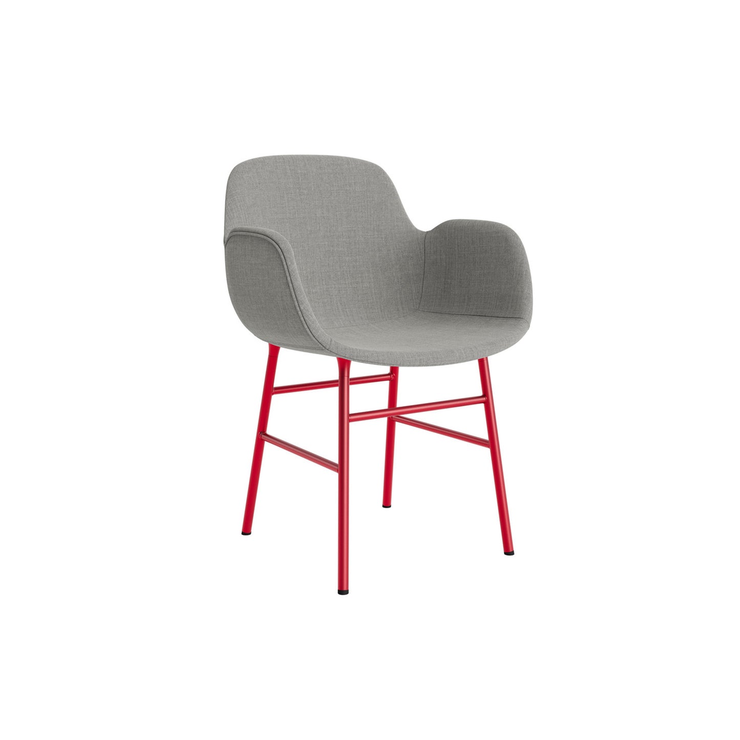 Form Armchair Steel Upholstered
