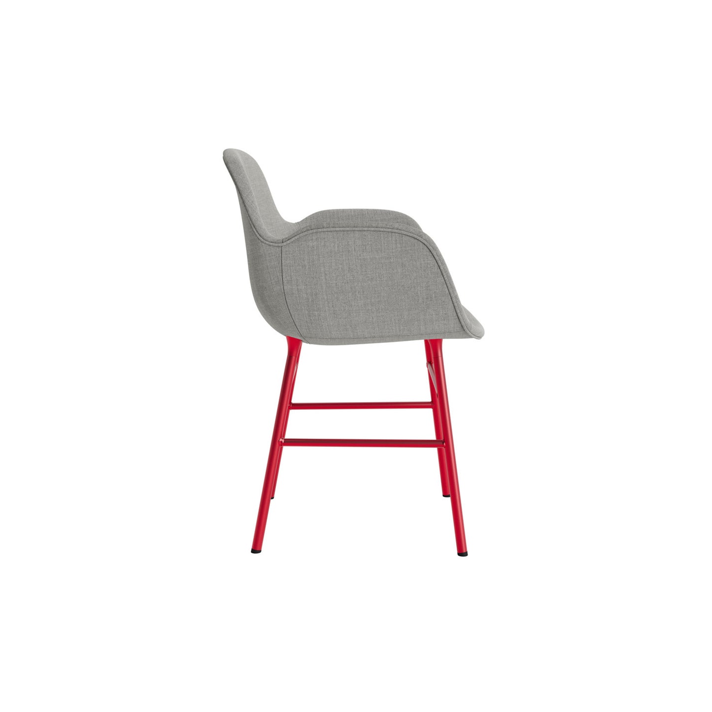 Form Armchair Steel Upholstered