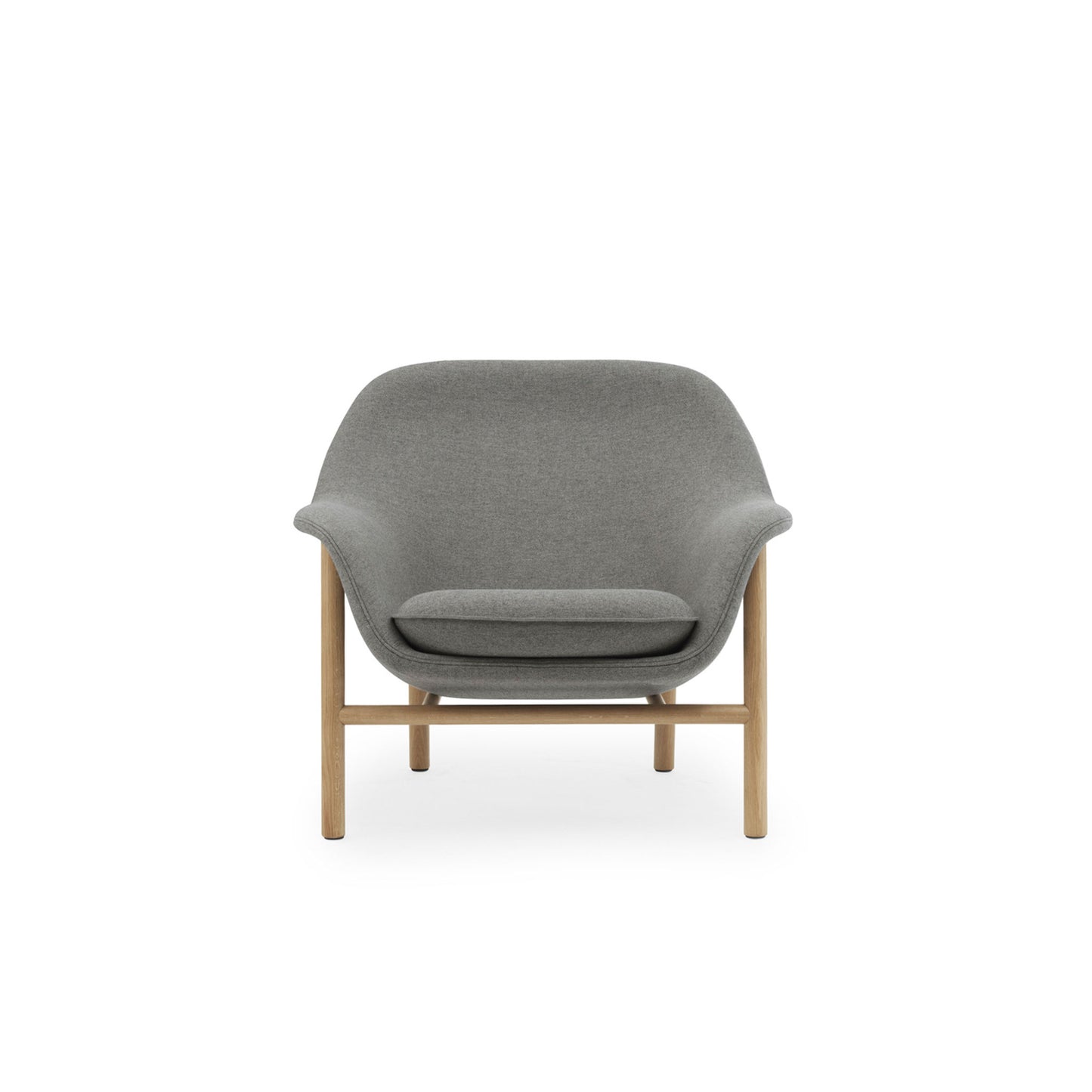 Drape Loungechair Low - Oak