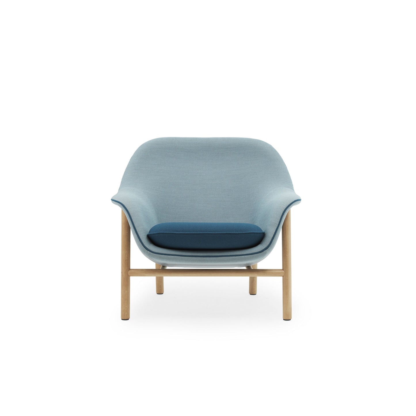 Drape Loungechair Low - Oak