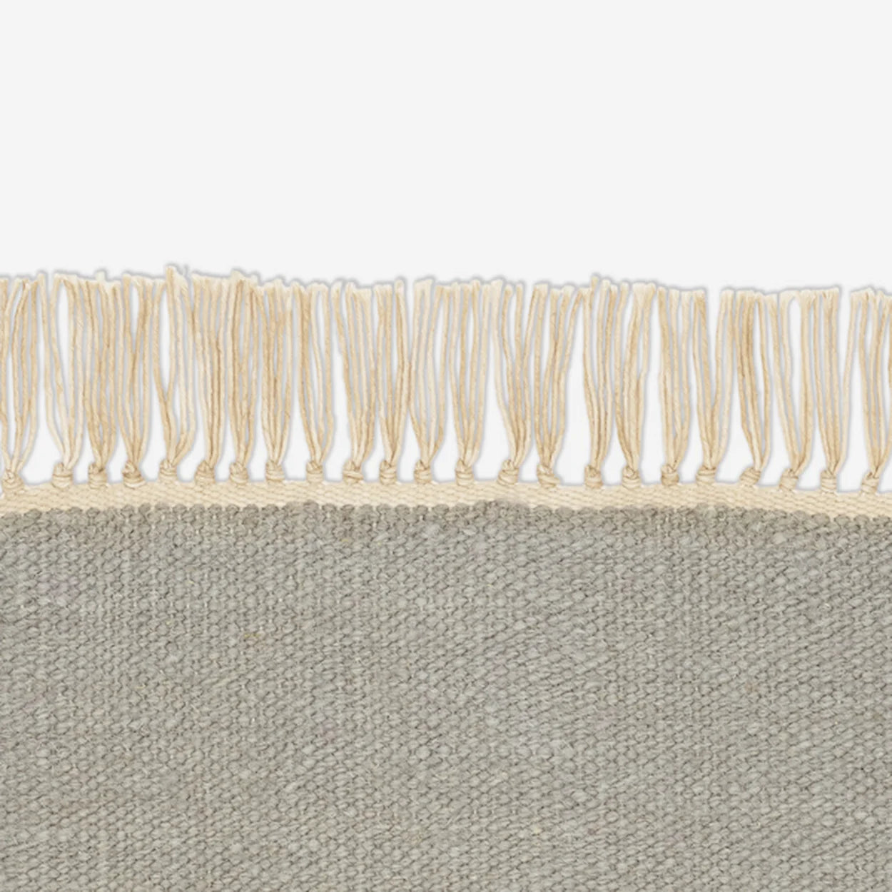 Vintage Naturally Coloured Fringe Rug