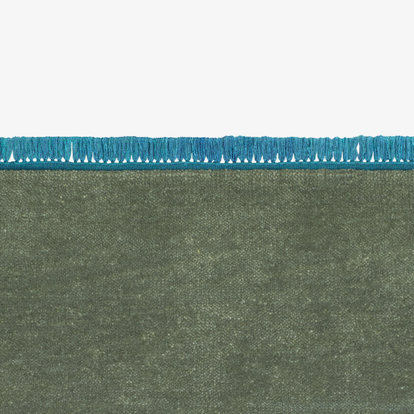 Harvest Cross Coloured Fringes Rug