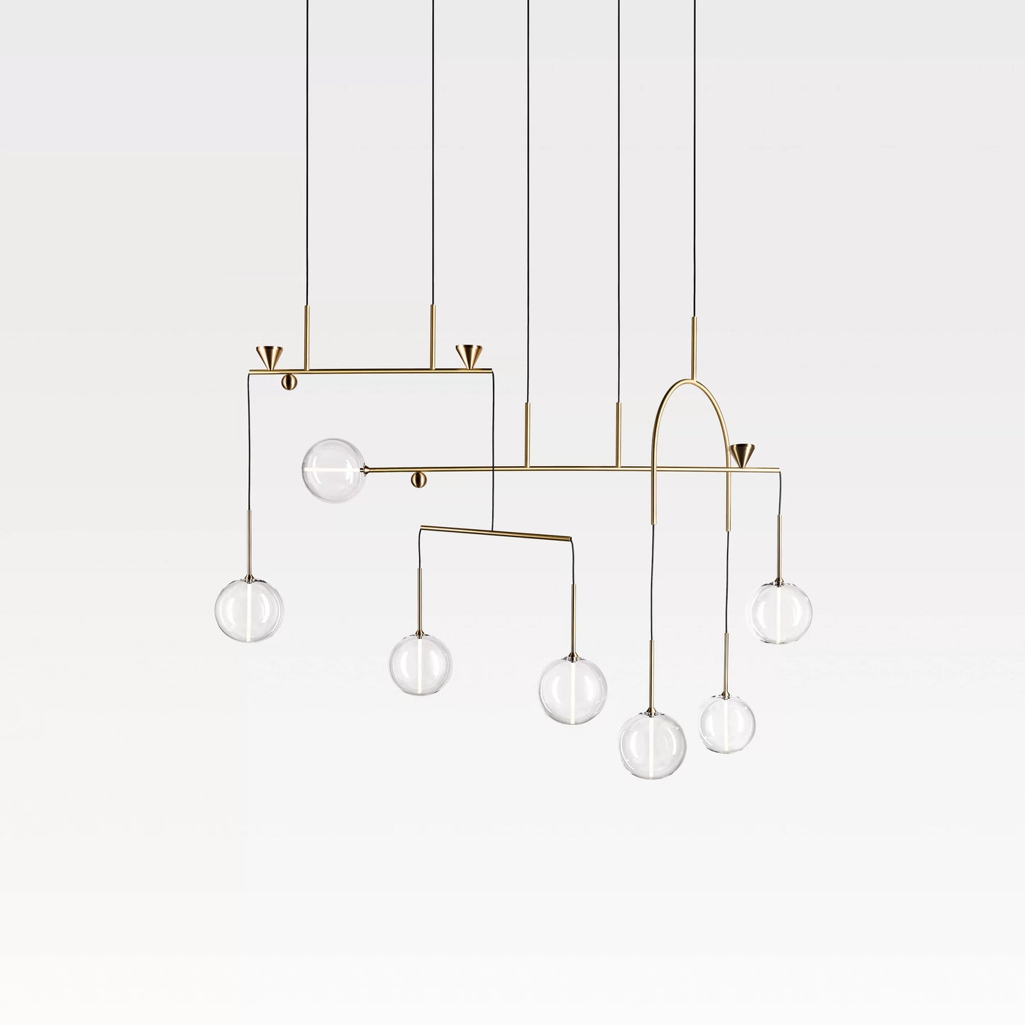 Dewdrops Chandelier Linear 07