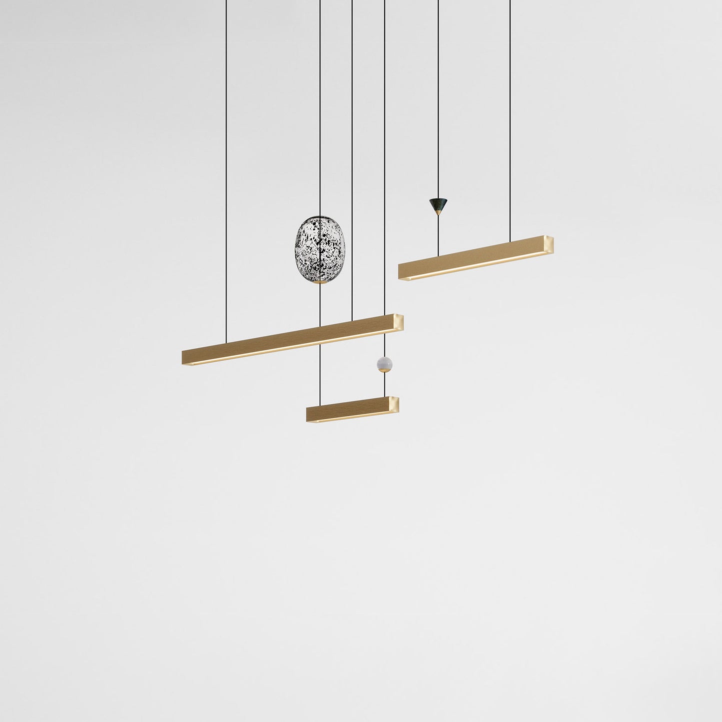 Milky Way Chandelier Horizontal