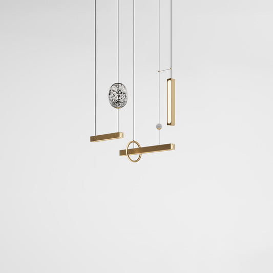 Milky Way Chandelier Horizontal