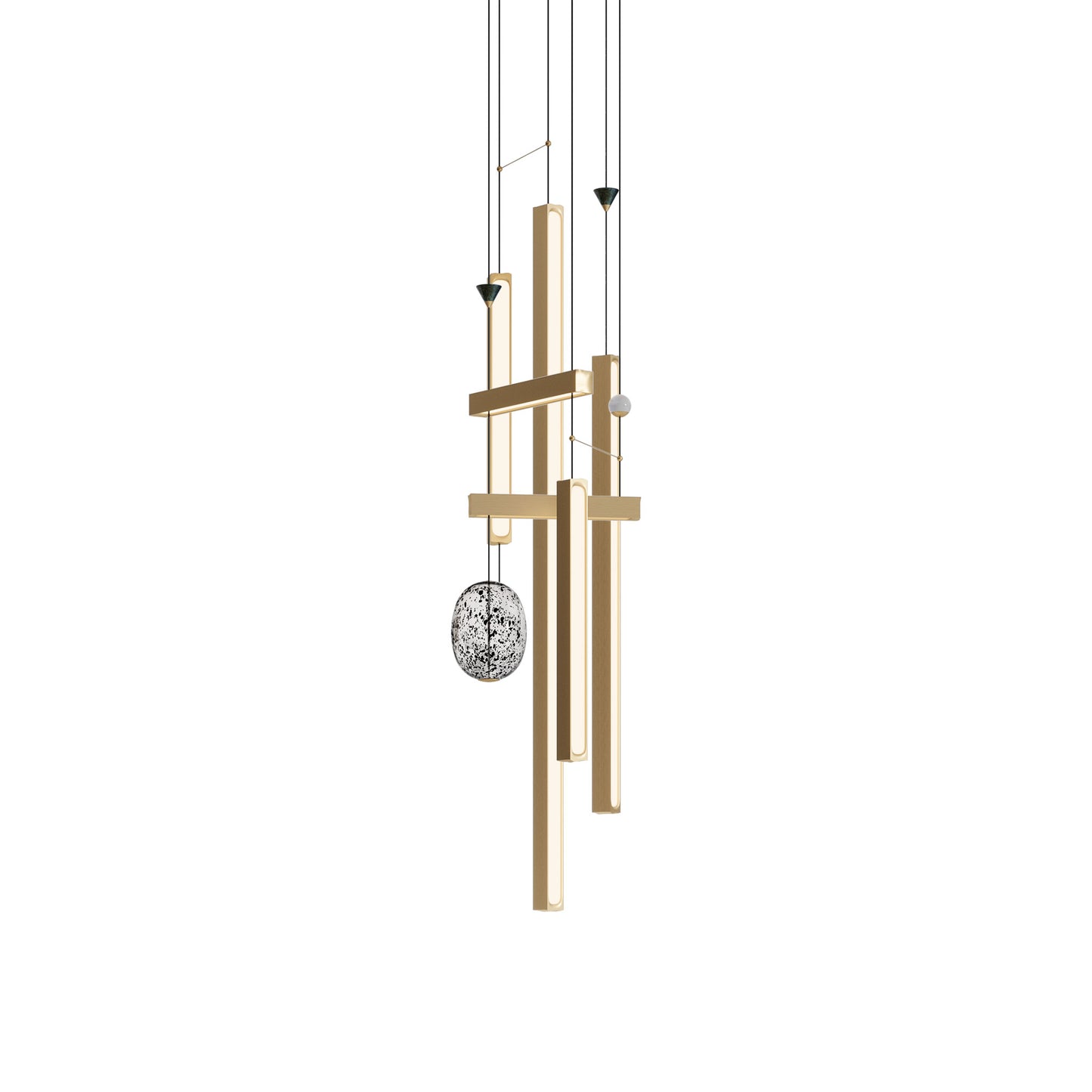 Milky Way Chandelier Vertical