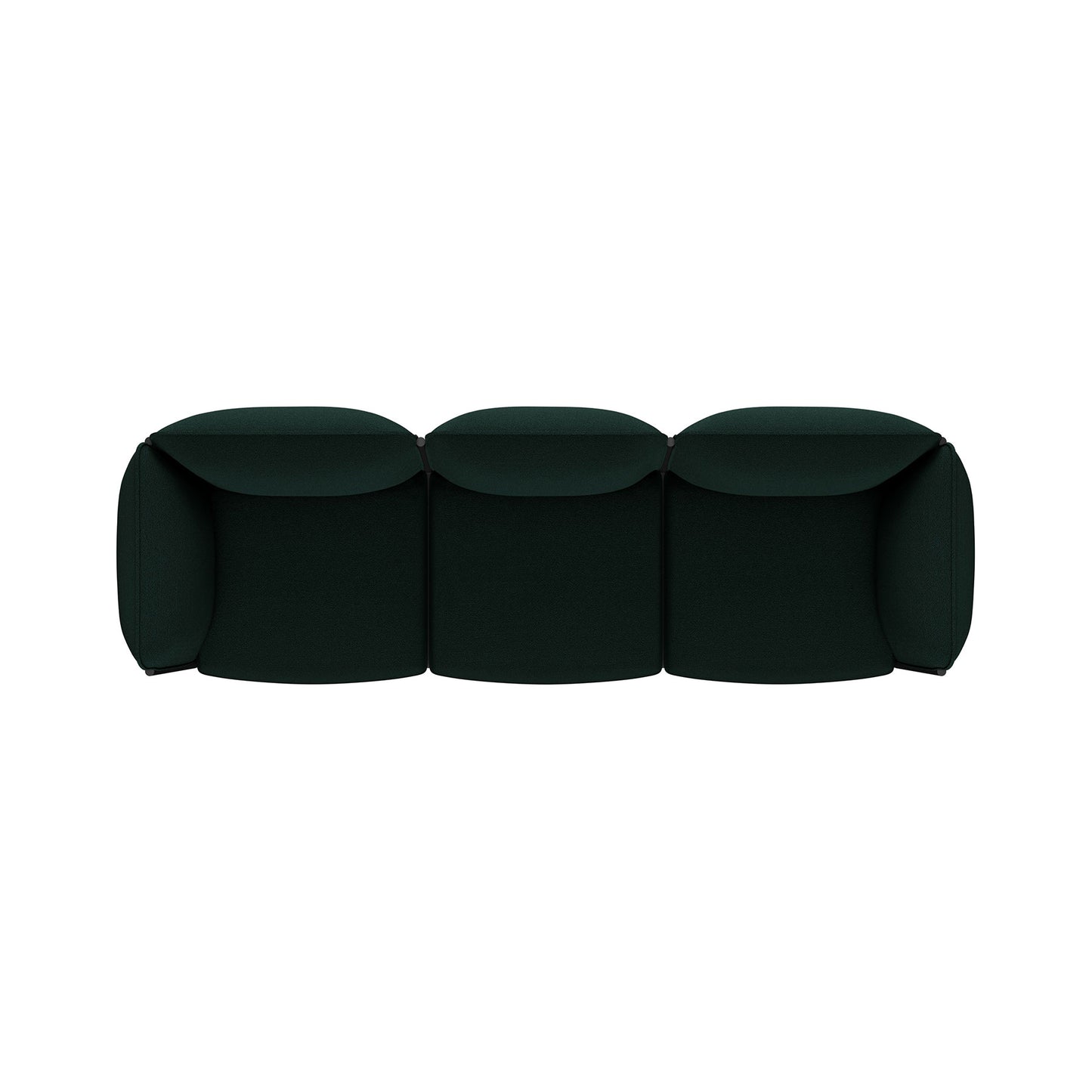 Kumo 3-Seater Sofa with Armrests