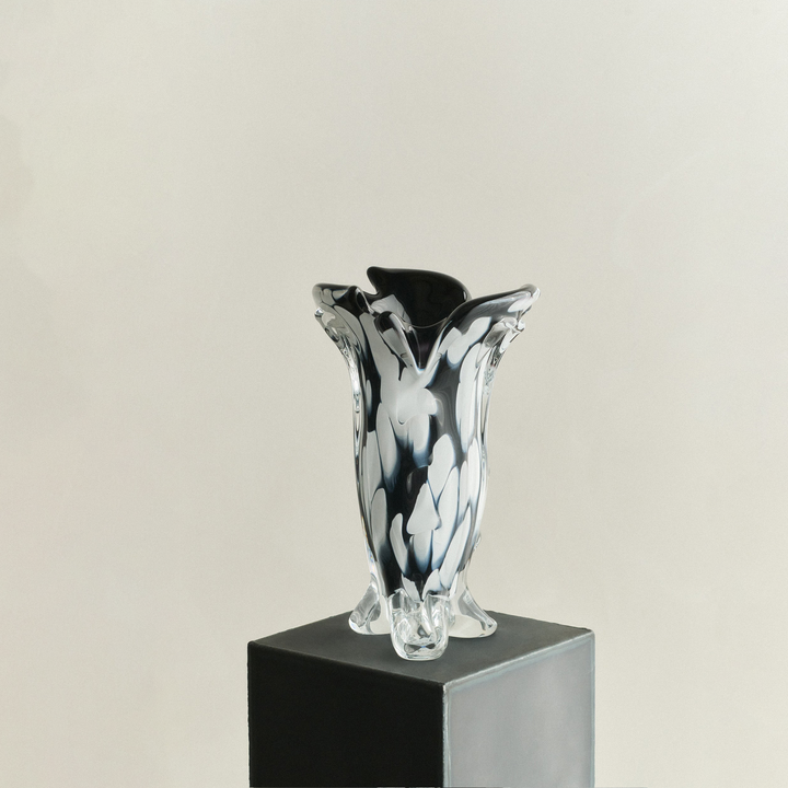 S.R. Vintage Drape Glass Vase