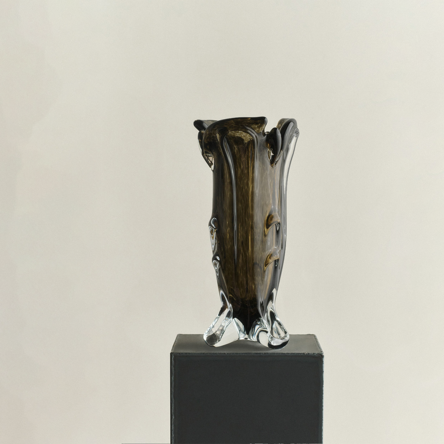 S.R. Vintage Drape Glass Vase