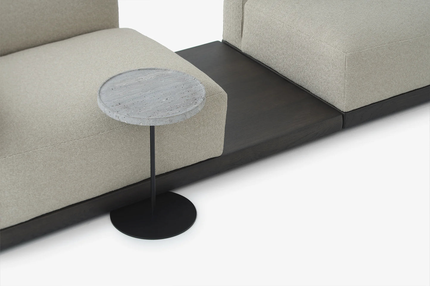 Pegasus Travertine Side Table