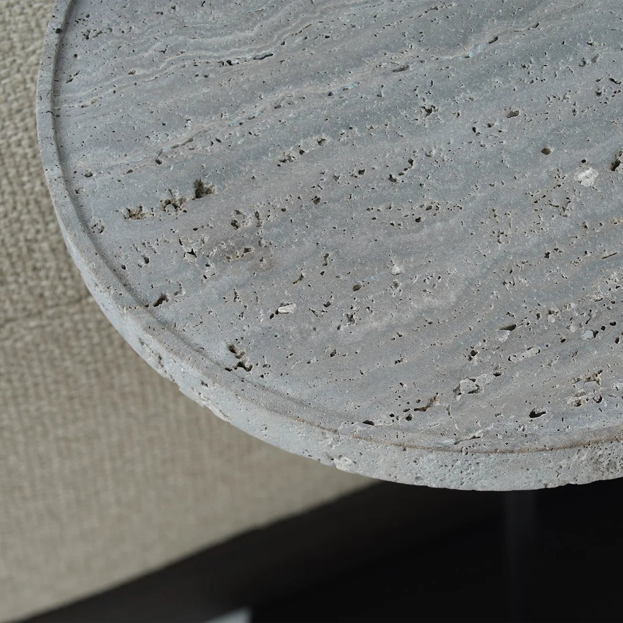 Pegasus Travertine Side Table