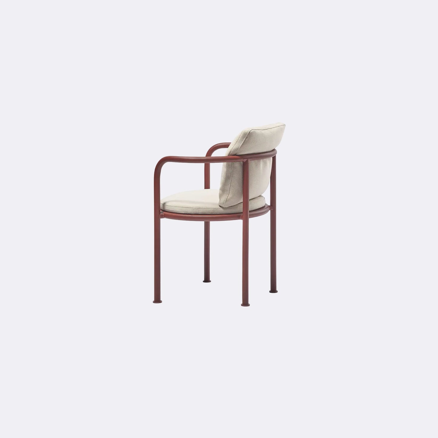 Roè Dining armchair with seat and backrest cushions
