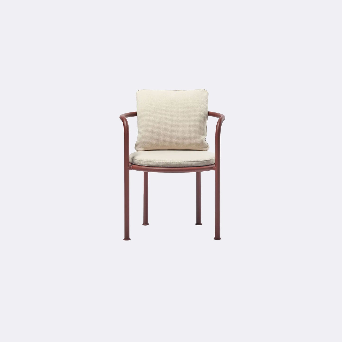 Roè Dining armchair with seat and backrest cushions