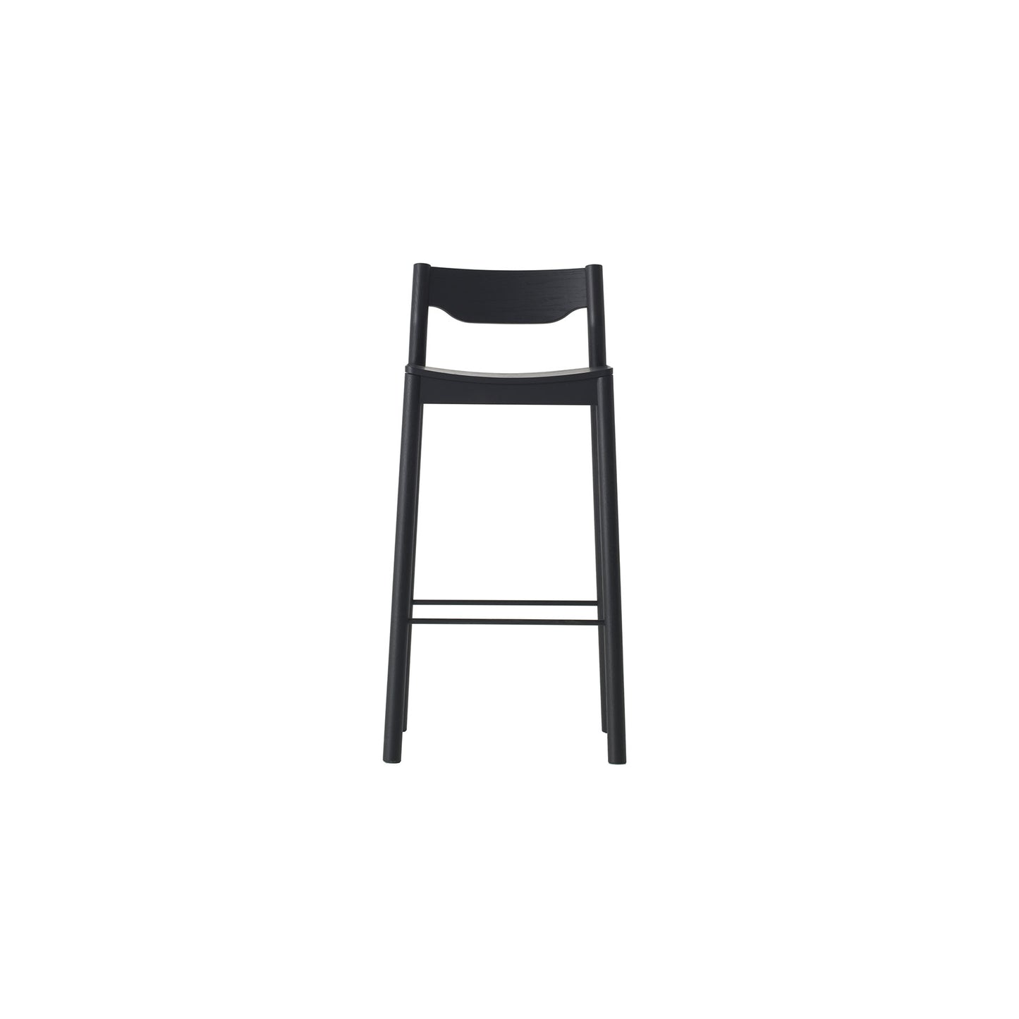 Tangerine Stool With Back