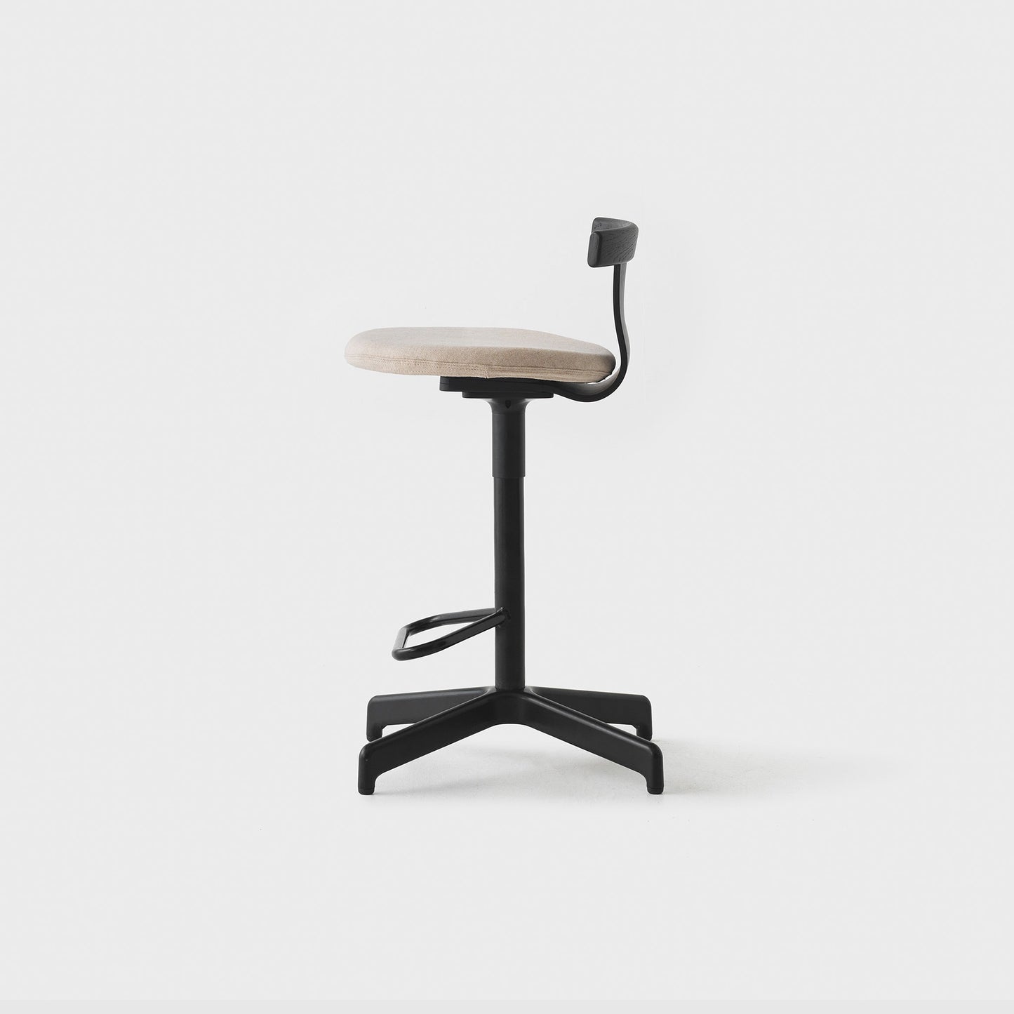 Jiro Swivel Stool Upholstered