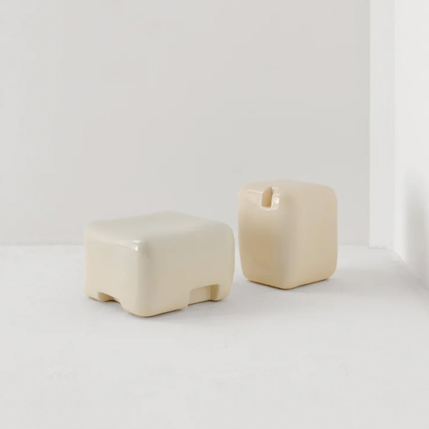 Cobble Low Table & Stool