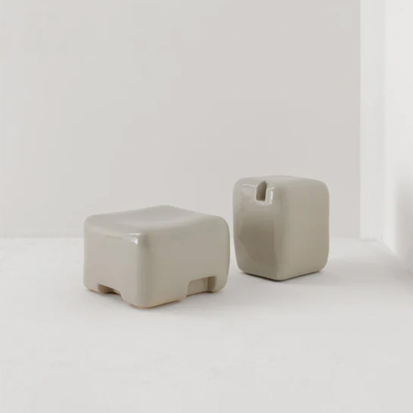 Cobble Low Table & Stool